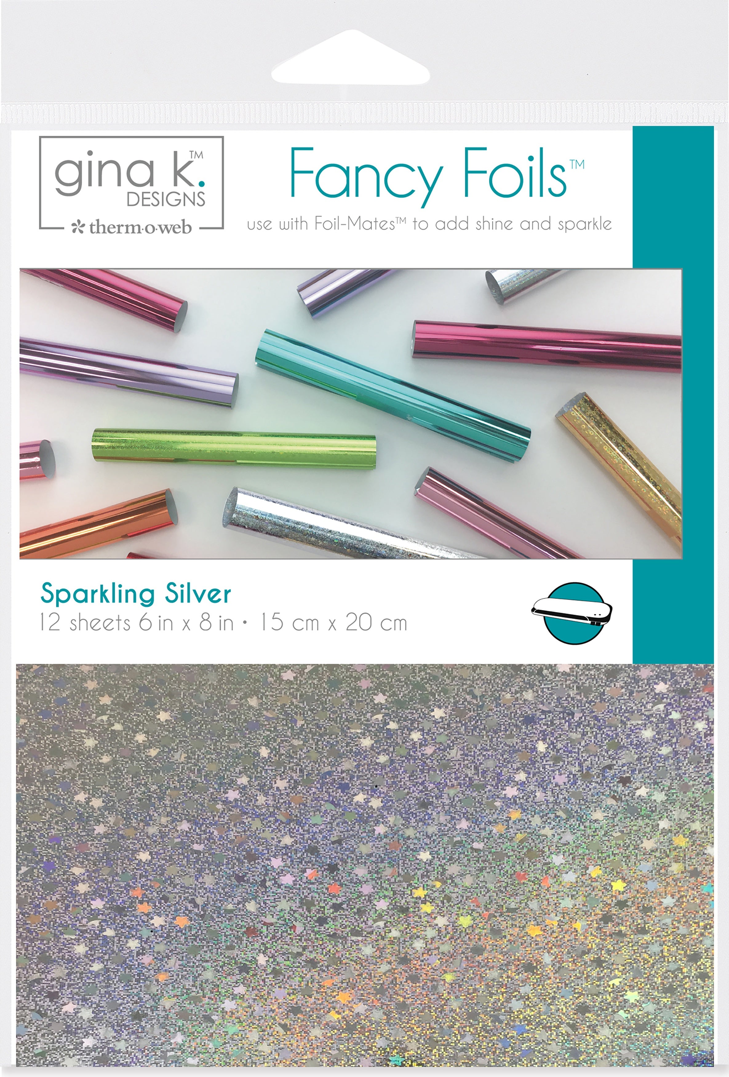 Gina K Fancy Foil - Sparkling Silver