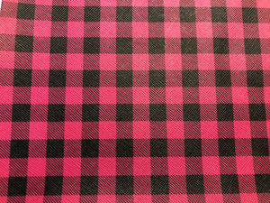 Gingham - Hot Pink