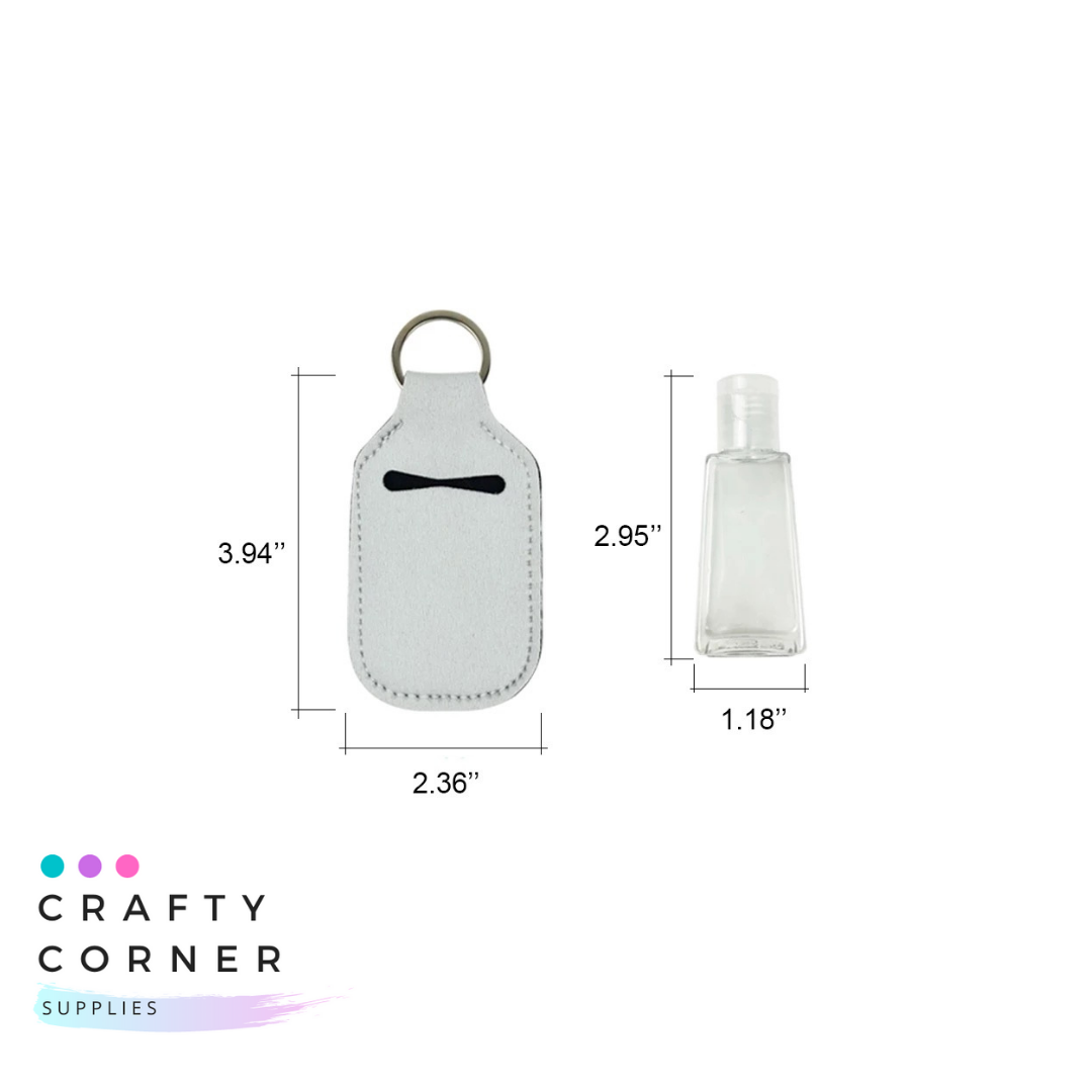 Sanitizer Bottle Keychain