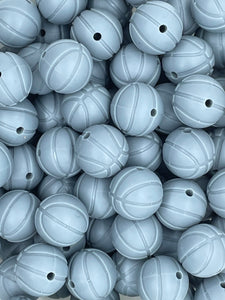 Silicone Beads - Basketball