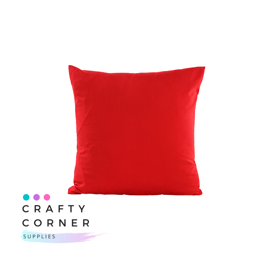 Polyester Pillow Case Red
